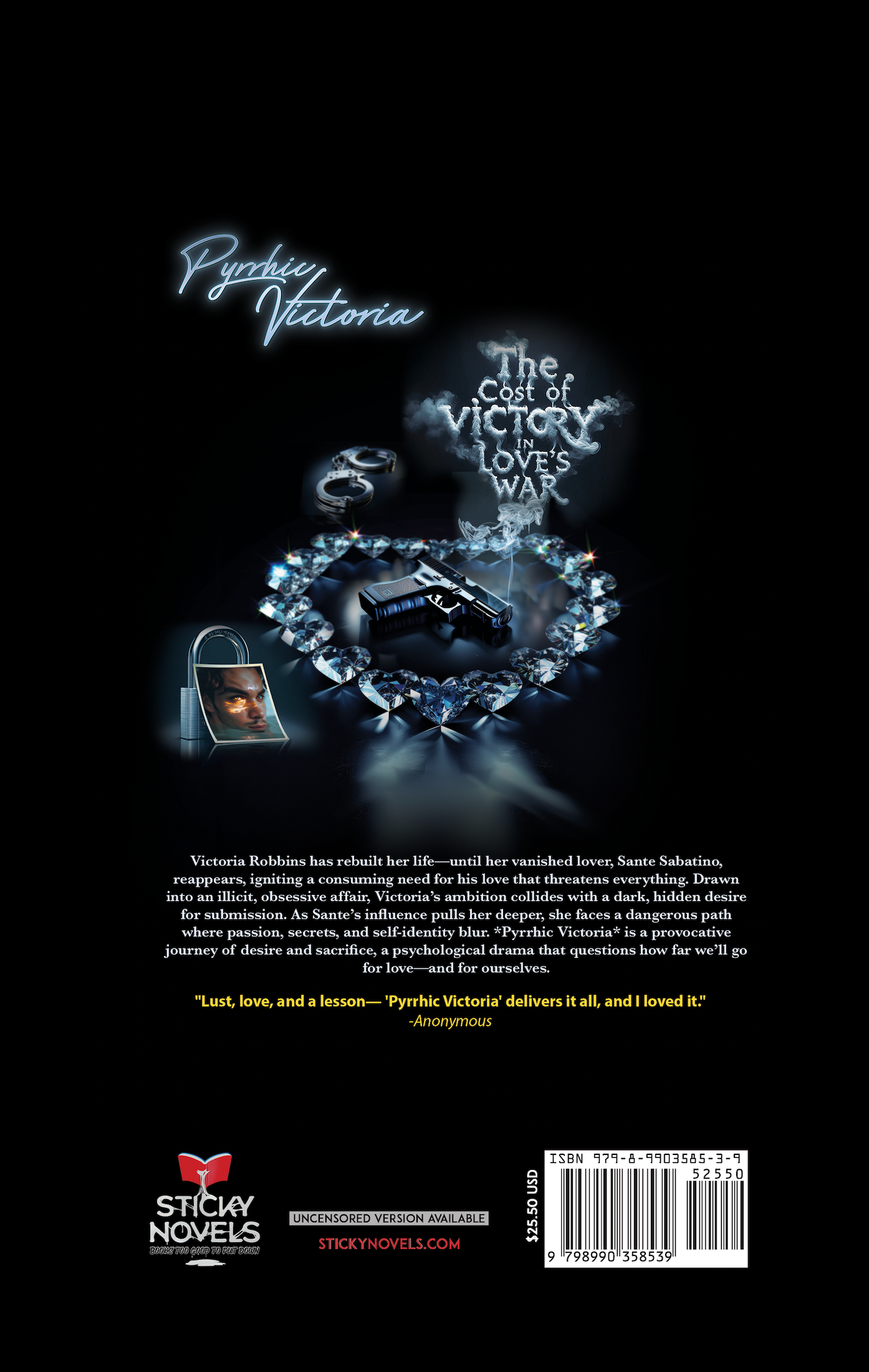 Pyrrhic Victoria Censored Book Back