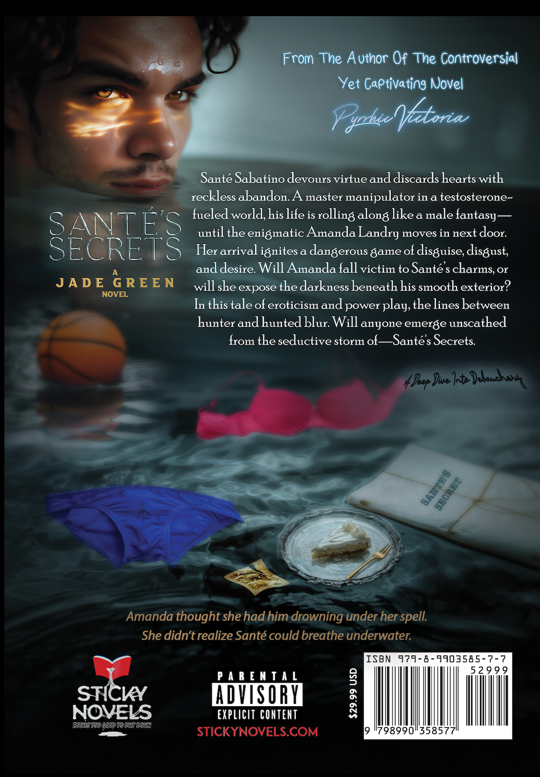 Santés Secrets Uncensored edition Back Book Cover image